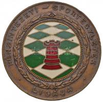 Berán Nándor (1889-1965) 1935-1938. "Pénzintézeti Sportegyletek Ligája" (3xklf) zománcozot...