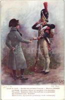 The pinch: Napoleon offers his snuff-box at a grenadier, artist signed