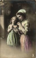 Miatyánk / Lord's Prayer - 4 old postcards