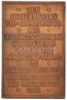 Német Birodalom / Bad Reichenhall 1913. "Az Angliai Egyesült Nagypáholy Pro-Nagymestere, Lord A...