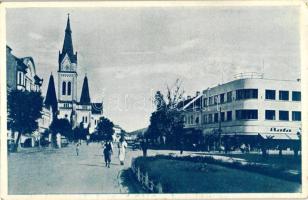 Munkács, Bata, templom / shop, church (EK)