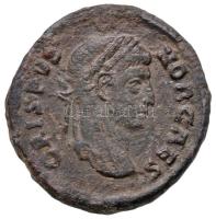 Római Birodalom / Róma / Crispus 321. Follis Cu (2,88g) T:2- Roman Empire / Rome / Crispus 321. Follis Cu "CRISPVS NOB CAES / CAESARVM NOSTRORVM - VOT X. - RS" (2,88g) C:VF RIC VII 240.