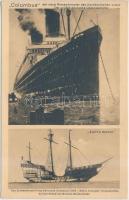 7 db RÉGI motívumlap; hajók / 7 old motive cards; ships