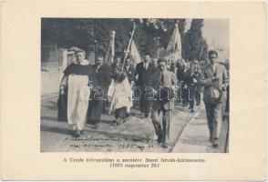 1925 A Credo felvonulása a szentévi Szent István körmenetre / sacred procession (fa)