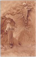 S. Francesco D'Assisi; Domenico Mastroianni sculptures - 12 old postcards in case