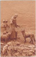 S. Francesco D'Assisi; Domenico Mastroianni sculptures - 12 old postcards in case