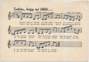 3 db RÉGI motívumlap, vegyes minőség; zenés kottás lap / 3 old motive cards, mixed quality; Music sh...