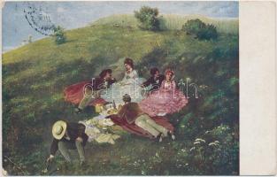 27 db RÉGI motívumlap, vegyes minőség; művész, hajó, katonai / 27 old motive cards, mixed quality; a...