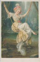 29 db RÉGI motívumlap; olasz és amerikai művészlapok; sok Guerzoni szignós / 29 old motive cards; It...