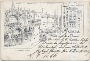 20 db RÉGI külföldi városképes lap; olasz / 20 old foreign town-view postcards; Italian