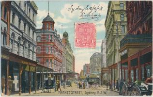 Sydney, New South Wales; Market street, The George Hotel