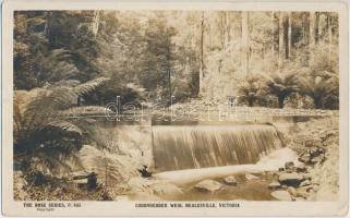 Healesville, Victoria; Coronderrek Weir, The Rose Series P. 403. (EK)