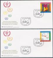 2001 Festménykiállítás sor Mi 331-332 2 FDC