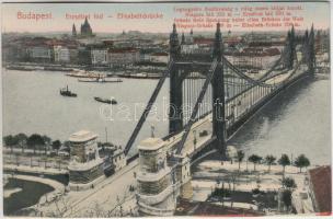 Budapest, hidak - 20 db régi képeslap; vegyes minőség / 20 old postcards, mixed quality