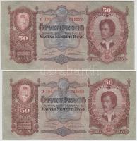 1932. 50P (2x) T:II,III