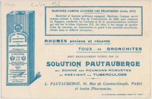 Solution Pautauberge, Martinez Campos accorde les franchises, Cuba 1877, litho