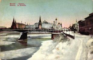 Moscow, Moscou; Le Kremlin, winter (fl)