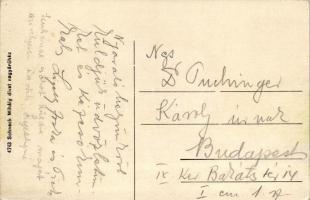 Budapest XXIII. Soroksár, Takarékpénztár; kiadja Schneck Mihály divat-nagyáruháza