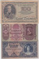 30db-os magyar és külföldi bankjegy tétel, közte jobb darabokkal T:vegyes
30pcs of various banknotes...