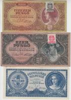 30db-os magyar és külföldi bankjegy tétel, közte jobb darabokkal T:vegyes
30pcs of various banknotes...