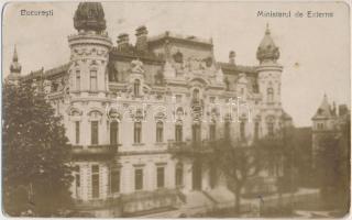 3 db RÉGI külföldi városképes lap; Bucharest, Bugaz, Techirghiol / 3 old foreign town-view postcards...