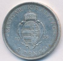 1935. 2P Ag "Pázmány" T:2 Adamo P7.1