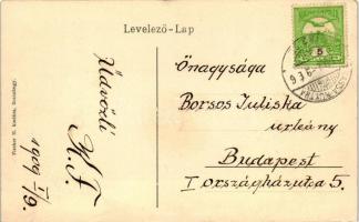 Rózsahegy, Ruzomberok; Zsinagóga, híd. Fischer M. kiadása / synagogue, bridge