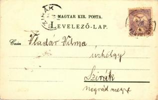 Thurzófüred, Thurzó-ház, vendéglő, bányász üdülő, Marasztaló-forrás; Wlaszlovits Gusztáv kiadása / f...