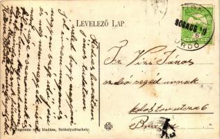 Tusnádfürdő, Vasútállomás, Három Huszár szálloda; Dragomán cég kiadása / railway station, hotel