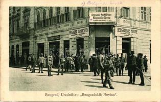 Belgrade, Beograd; Urednistvo 'Beogradskih Novina' / editorial office of the 'Belgrader Nachrichten'