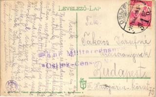 Eszék, Osiek; Igazságügyi palota, hirdetőoszlop / Sudbena palaca / justice palace