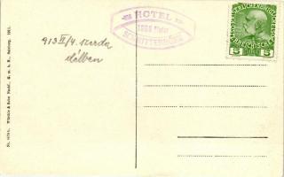 1911 Glocknergruppe von der Schmittenhöhe; Verlag Würthle & Sohn / carriage