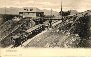 Schafbergalpe, Bahnstation / alpine railway station