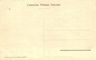 Trieste, Albergo Vanoli, Grande Ristorante Antica Bonavia / hotel, restaurant interior; floral