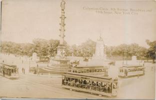 New York City, Columbus Circle, 8th Avenue Broadway and 59th Street, Central Park, trams