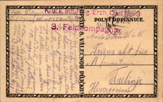 'Vydrzime' 'Upiste 8. Valecnou Pujcku!' K.u.K. Inft. Reg. Erzh. Carl No. 3. / K....