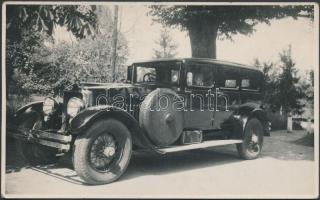 cca 1930 Korabeli automobil fotó Maybach W6 (Maybach-Motorenbau GmbH), /Photo of Maybach W6, made by Maybach-Motorenbau GmbH, 8x13cm