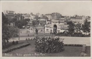 Bucharest, Piata Mare / main square, automobiles