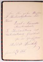 Horitzky, Matilde: Vaterlandsklänge im Kriegsgebraus. Szerzői ajánlással Emil VErneda fiumei tanácso...