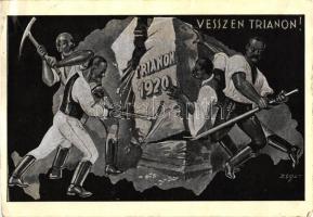 1920 Vesszen Trianon / Irredenta, folklore s: Zsolt (EB)