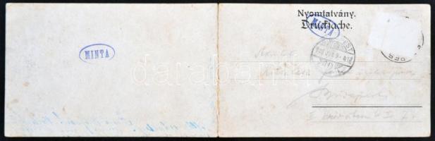 Tátra, Csorba-tó / lake, panoramacard (wet damage)