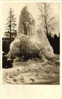 Tátraszéplak,Tatranska Polianka; szökőkút / fountain (EK)