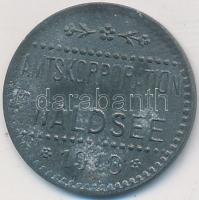 Német Birodalom / Waldsee 1918. 5pf Zn szükségpénz T:2-
German Empire / Waldsee 1918. 5 Pfennig Zn n...