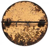 Ausztria 1953. "X. Akadémiai Téli Világjátékok" zománcozott fém jelvény (28mm) T:2- zománc...