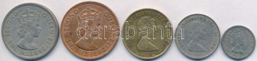Kelet-Karibi Államok 1955-1989. 2c-1$ (5xklf) T:2-
Eastern Caribbean States 1955-1989. 2 Cents - 1 D...