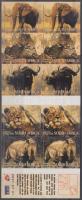 Forgalmi: nagyvadak öntapadós bélyegfüzet, Definitive: Animals self-adhesive stampbooklet