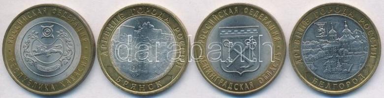 Oroszország 2005-2010. 10R (4xklf) T:2
Russia 2005-2010. 10 Roubles (4xdiff) C:XF