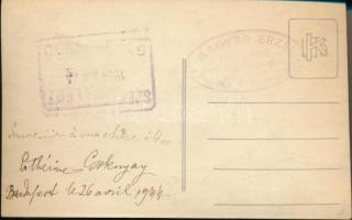 1934 Budapest XI. Szent Gellért Gyógyfürdő, Magyar Erzsi fényképész fotója / photo