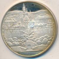 DN "Budapest Hilton" ezüstözött fém emlékérem (32mm) T:2 (PP)