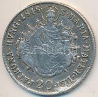 1848B 20kr Ag "V. Ferdinánd" T:2- ph